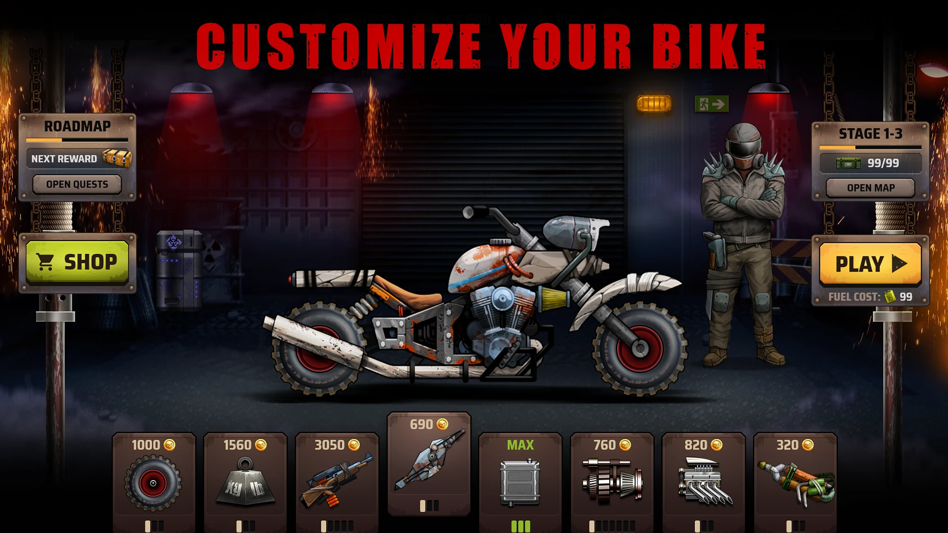 Dead Hill Racing: Zombie Climb screenshot
