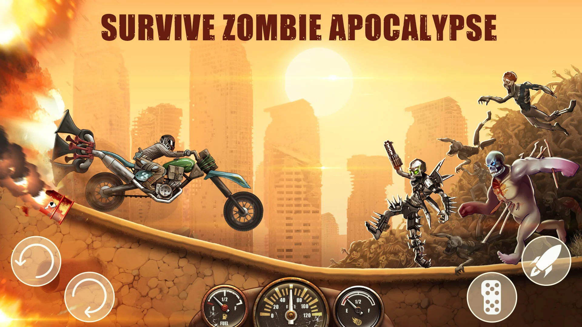 Dead Hill Racing: Zombie Climb screenshot
